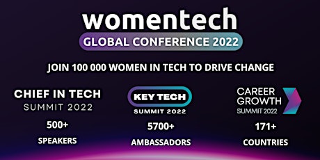 Women in Tech Global Conference 2022 biglietti
