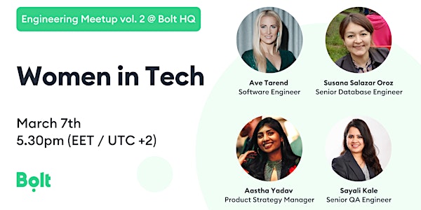 Bolt Engineering Meetup vol. 2 – Women in Tech