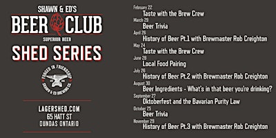 SHED SERIES - Shawn & Ed Beer Club
