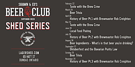 SHED SERIES - Shawn & Ed Beer Club