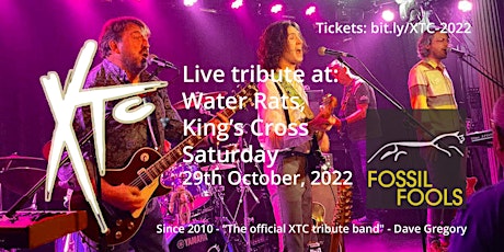 XTC Tribute Night with Fossil Fools at the Water Rats - 29/10/22 tickets
