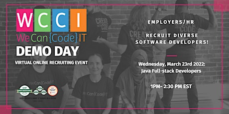 We Can Code IT Hiring Event: Demo Day March 2022 primary image