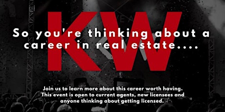 So, you're thinking about a career in Real Estate?
