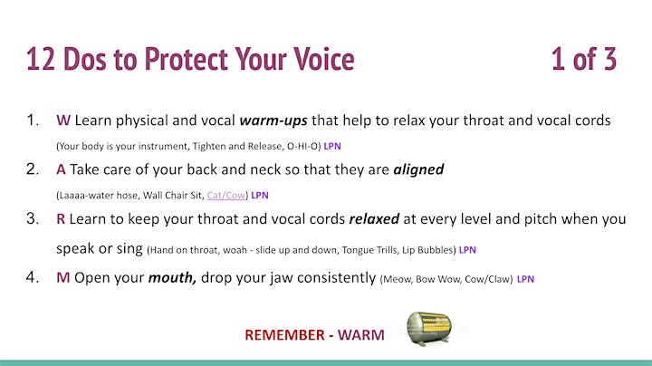 How to Protect Your Voice on Zoom  2.0 - Interactive Zoom Workshop image