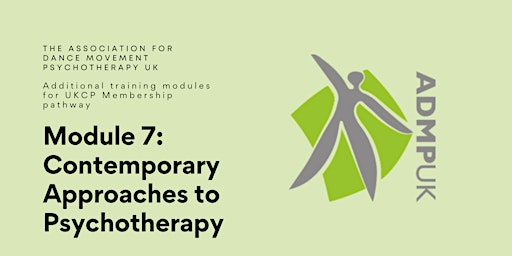 UKCP Module 7: Contemporary Approaches to Psychotherapy primary image