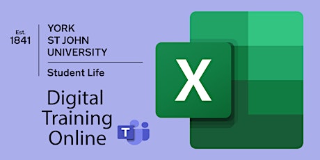 Excel1: Getting started (Thu 3 Mar 2022 11:00-12:00) - Online primary image