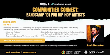 Communities Connect: Bandcamp 101 for Hip Hop Artists