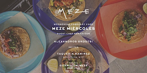 MEZE Guest Chef Series 006 primary image