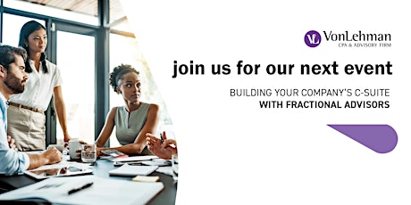 Event: Building your Company’s C-Suite with Fractional Advisors primary image