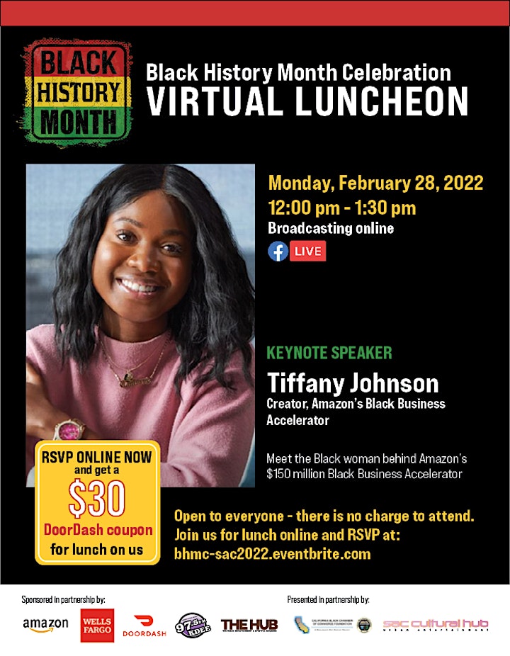 Black History Month Virtual Luncheon image