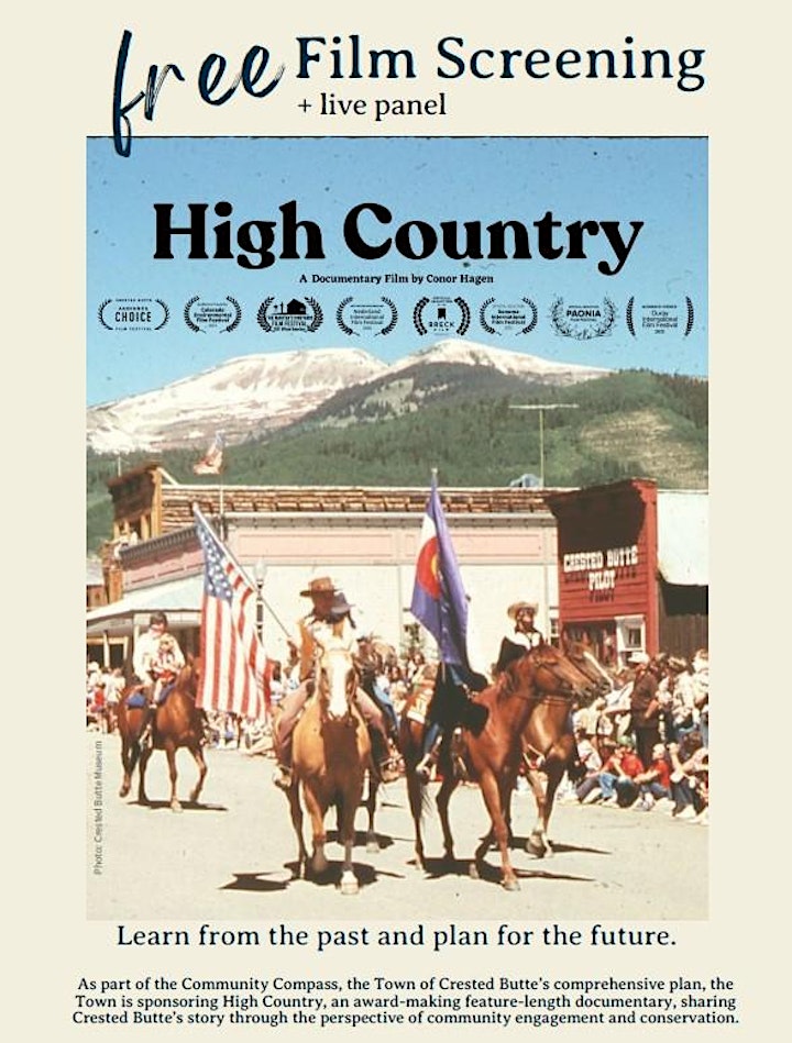 High Country Film - FREE Screening image