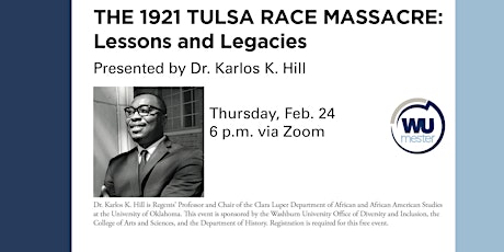 Hauptbild für The 1921 Tulsa Race Massacre: Lessons and Legacies