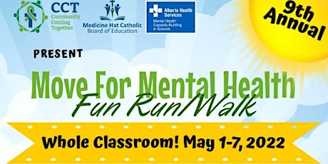 Imagen principal de Move for Mental Health Run/Walk & Fun Fest 2022 for Whole Classrooms