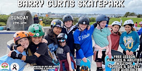 Girls Skate NZ FREE Workshop - Barry Curtis  Skatepark primary image