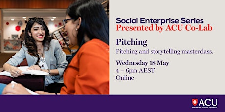 Social Enterprise Series - Pitching tickets