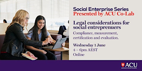 Social Enterprise Series - Legal considerations for social entrepreneurs tickets