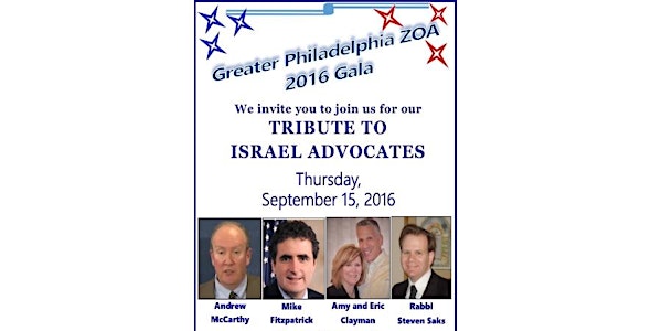 Greater Philadelphia ZOA 2016 Gala OP