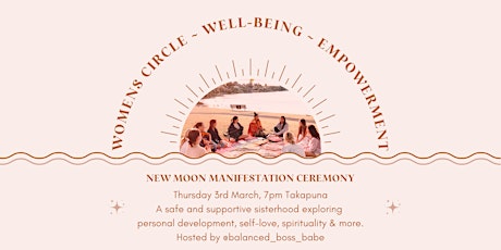 Women's Wellbeing and Empowerment Circle, by Balanced Boss Babe primary image
