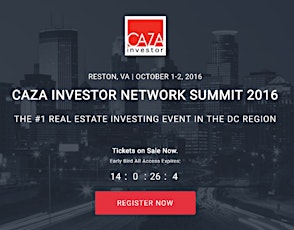 CAZA Investor Network Summit 2016 primary image