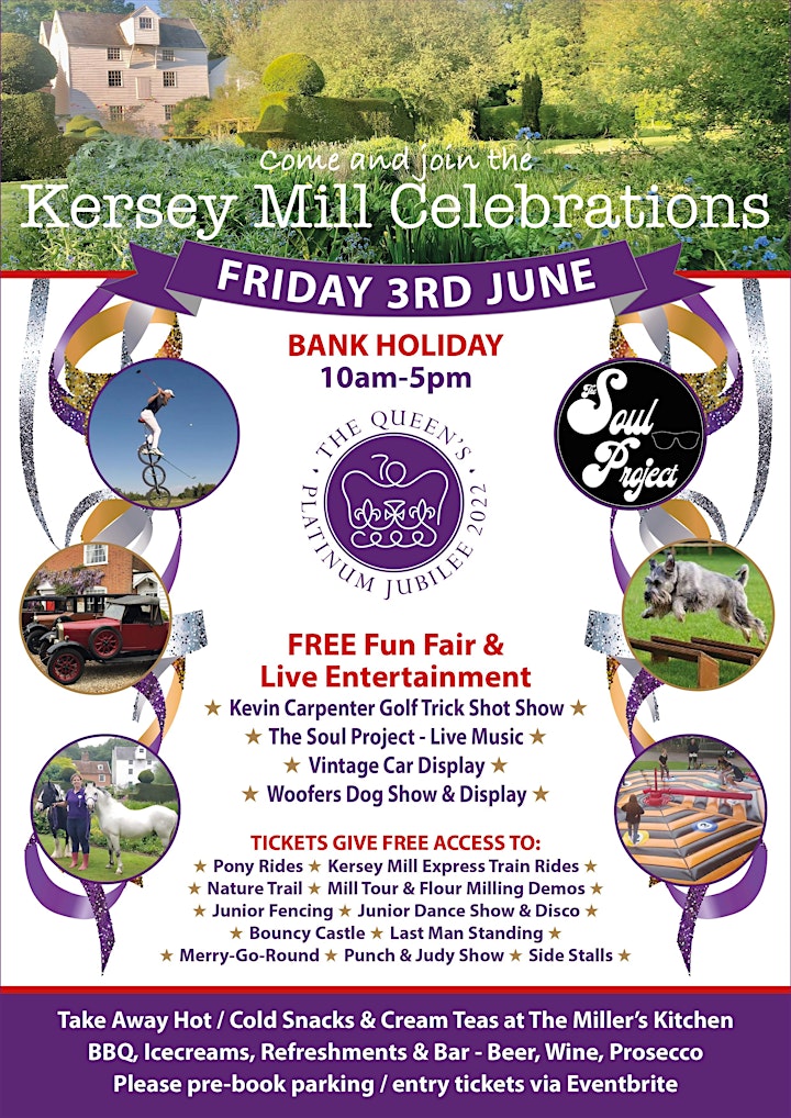 Kersey Mill Platinum Jubilee Celebrations June 3rd 2022 image