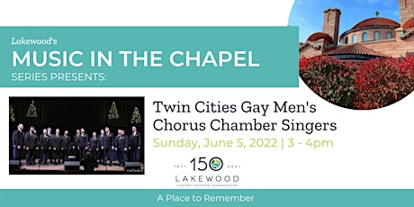 Music in the Chapel: Twin Cities Gay Men's Chorus Chamber Singers tickets