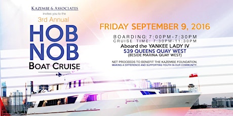 3rd annual Hob Nob Boat Cruise primary image