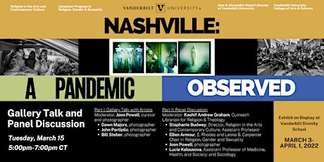 "Nashville: A Pandemic Observed" - Exhibit Opening and Panel Discussion
