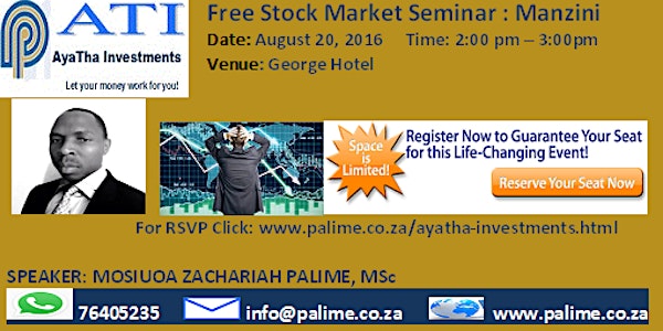 Stock Market Seminar : Manzini