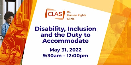 Disability, Inclusion, and the Duty to Accommodate tickets