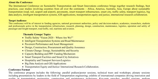 ICTA 2022  International Summer (Virtual) Conference on Transportation