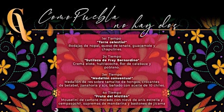 Imagen principal de Cena Maridaje Guiada "Como Puebla no hay dos"