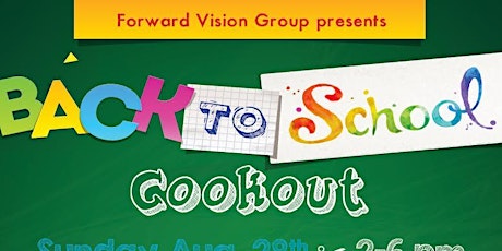 Back to School Cookout / Bookbag & School Supply Drive @ North Phoebus Community Center :: Sat. 8/27