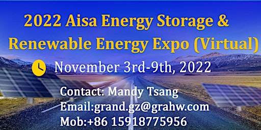 2022 Asia Energy Storage & Renewable Energy Expo (Virtual)