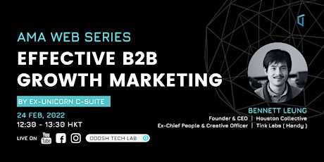 Effective B2B Growth Marketing By Ex-Unicorn C-Suite primary image