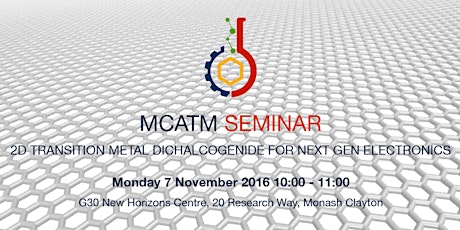 MCATM Seminar: Lain-Jong Li - 2D Transition Metal Dichalcogenide Monolayer: A Promising Candidate for Next Generation Electronics primary image