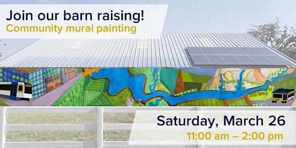 Barn Raising: Community Mural Painting