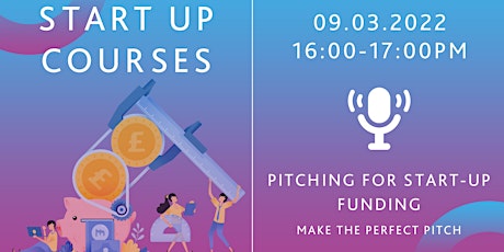 Pitching for Start-Up funding primary image
