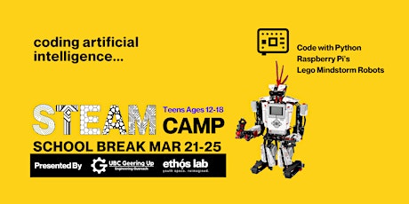 Teen Spring Break Camp: Artificial Intelligence & Python Learn to Code