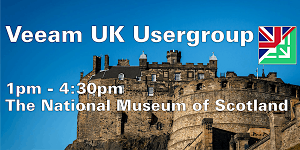 Veeam UK Usergroup, Thursday Edinburgh 8th Sept 2016