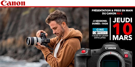 Canon EOS R5 C : testez le en magasin!