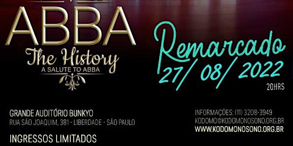 Show Beneficente ABBA | The History - A salute to ABBA