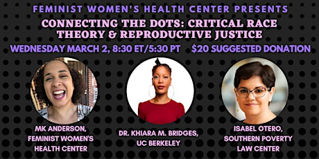 Imagem principal do evento Connecting the Dots: Reproductive Justice & Critical Race Theory