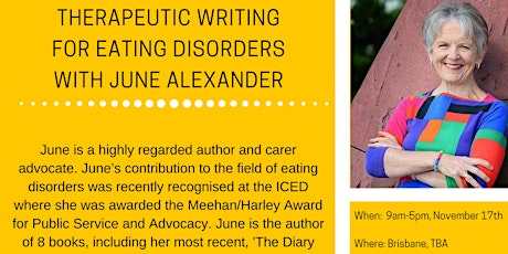 Therapeutic Writing for Eating Disorders with June Alexander primary image