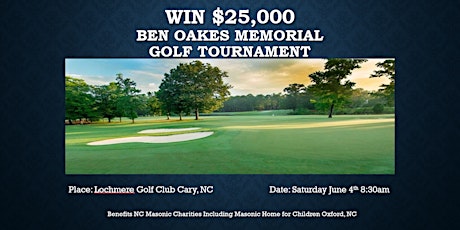 Ben Oakes Memorial Golf Tournament tickets