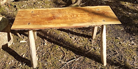 Make a rustic bench to take home tickets