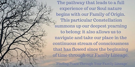 Family Constellation Relationship Healing Evening Sep 12 ~ Family of Origin primary image