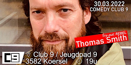 Primaire afbeelding van Thomas Smith: Rebel @ Comedy Club 9