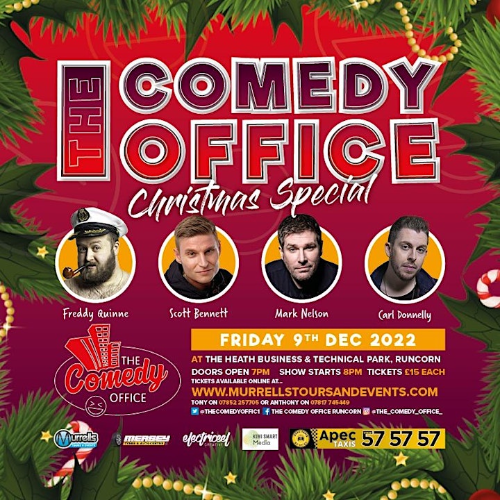The Comedy Office - Friday 9th Dec 2022 image