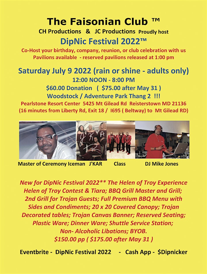 DIPNIC FESTIVAL & BALTIMORE CITY COLLEGE ALUMNI REUNION & GREEK DAY PARTY image
