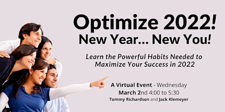 Optimize 2022 - New Year - New You!